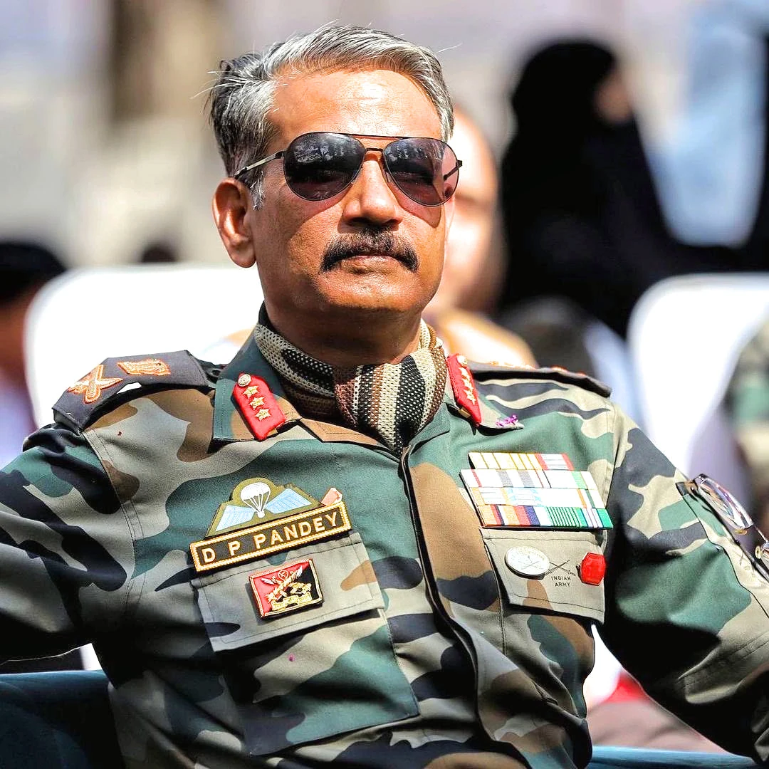 Lt. Gen D.P. Pandey in Indian Army uniform